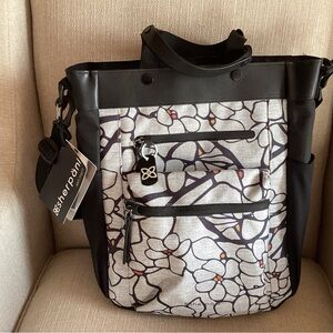 Sherpani Soleil Multi Wear Anti Theft AT Travel Bag Sakura Pattern